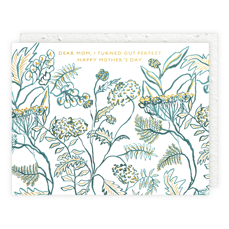 Whimsical Floral Mother’s Day Card