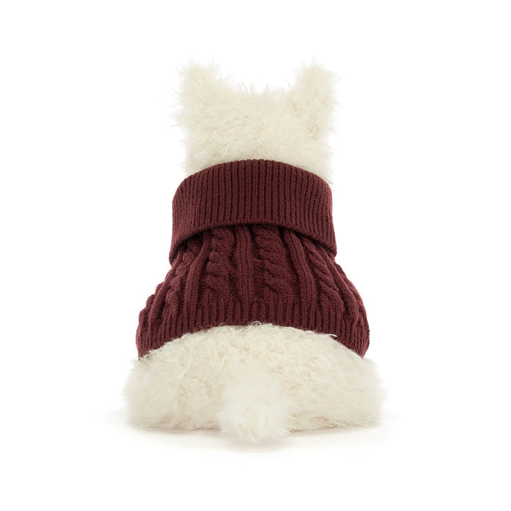 Jellycat Munro Scottie Dog Winter Jumper Outfit