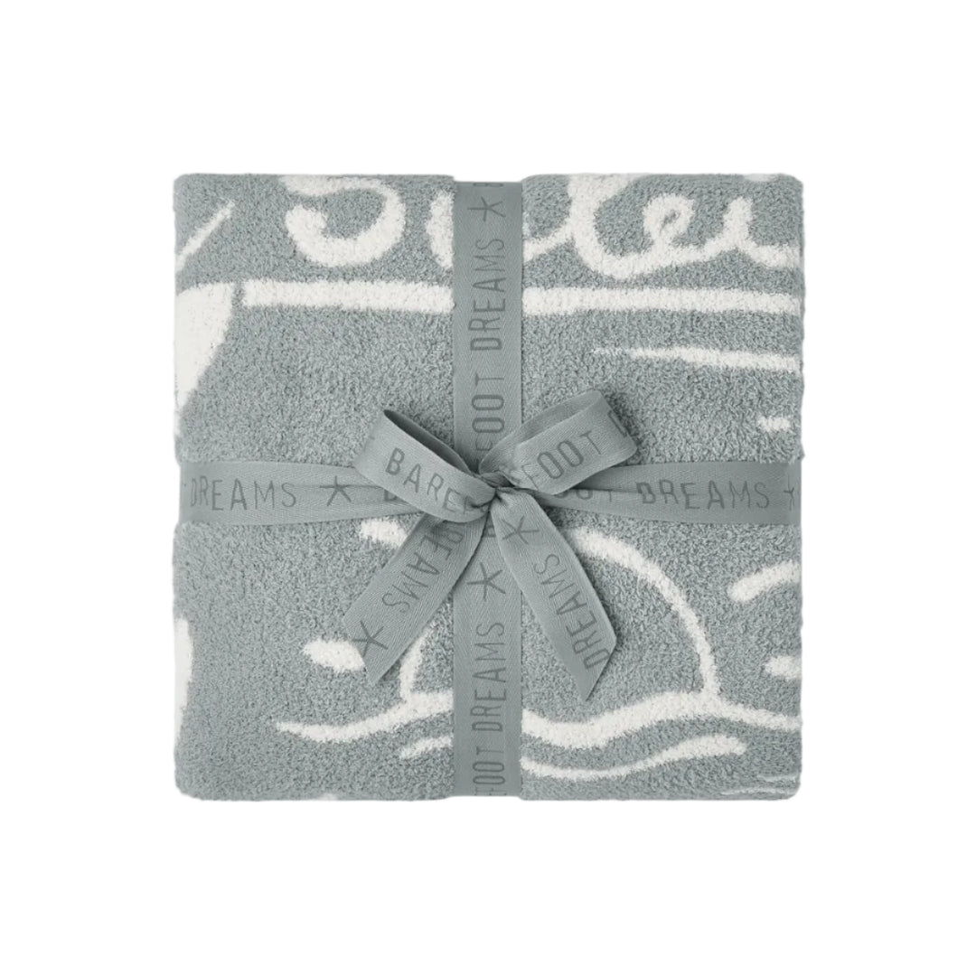Barefoot Dreams CozyChic Le Soleil Throw 54" x 72" - Moonwater Multi