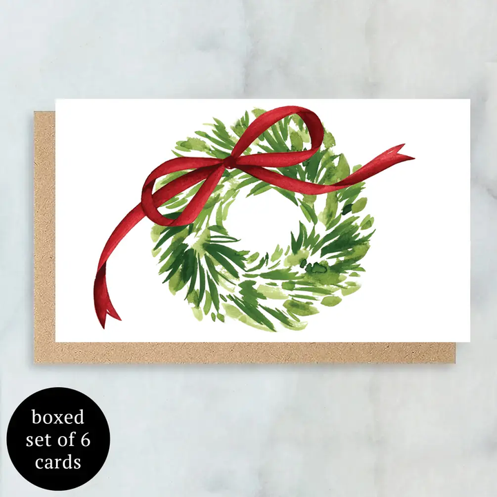 Wreath Mini Cards / Boxed Set of 6