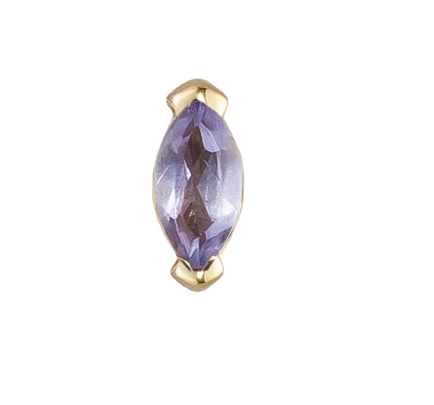 Metier 9ct Mini Claw Set Marquise Stud (single)
