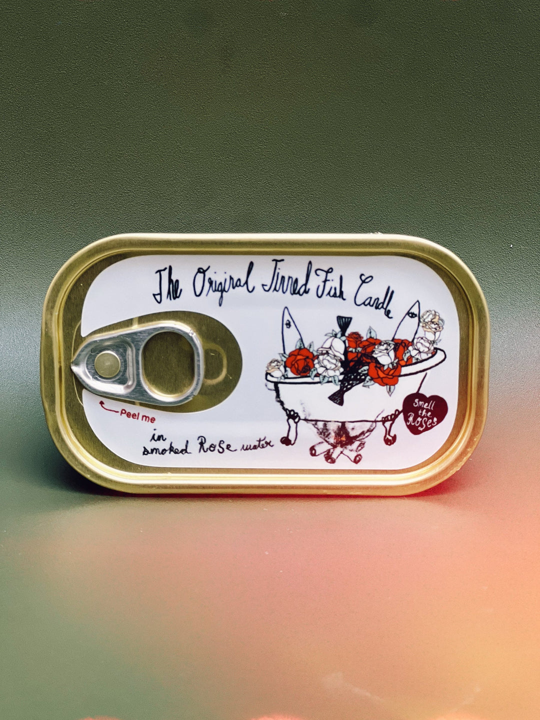 Tinned Fish Candle Smoked Rosewater