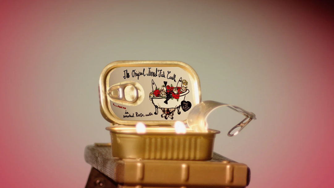 Tinned Fish Candle Smoked Rosewater