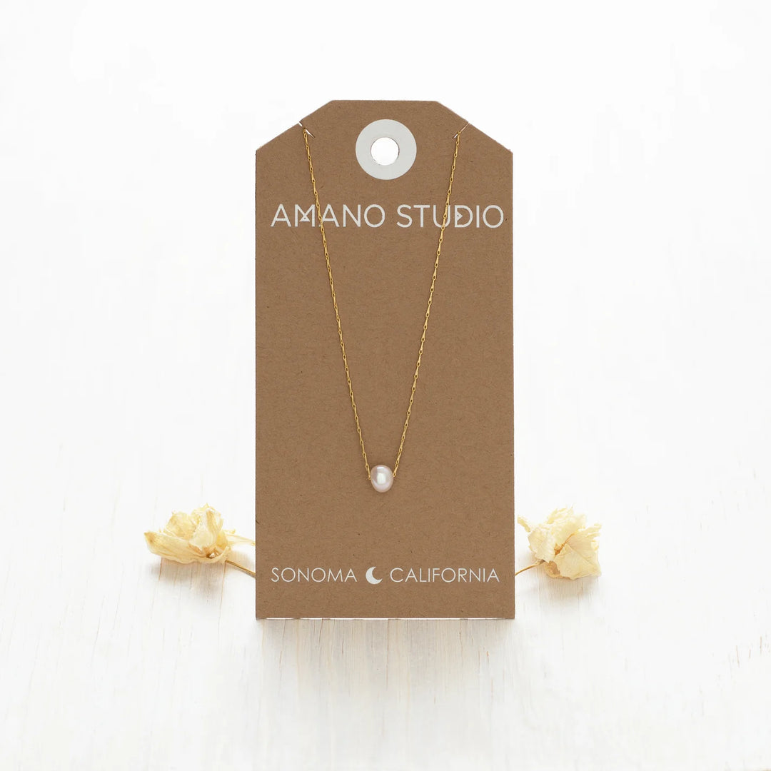 Amano Single Freshwater Pearl Necklace