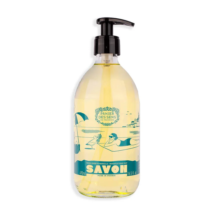 Glass Bottle - Limited Edition Olive Liquid Marseille Soap