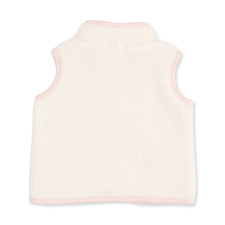Sherpa Zip Vest with Heart Pockets