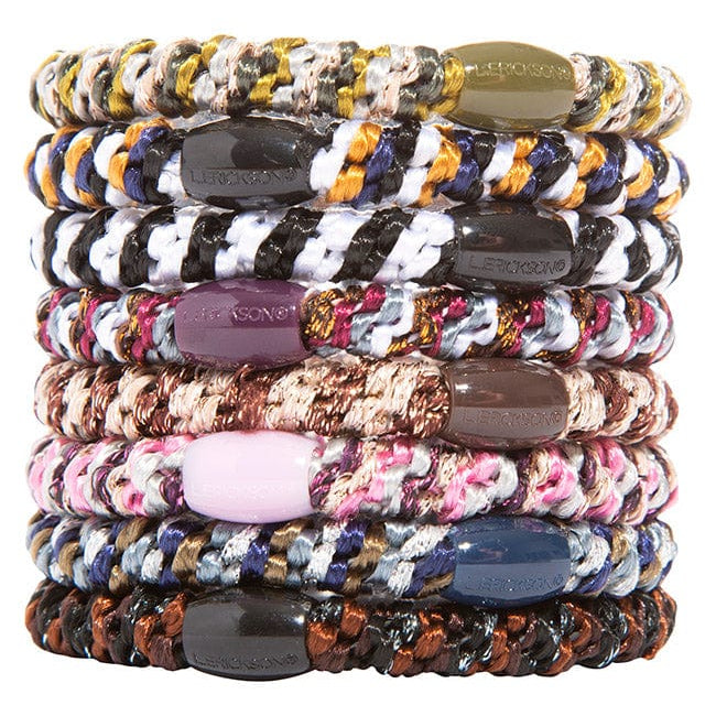 Grab &amp; Go Ponytail Holders Set/8 - Aspen