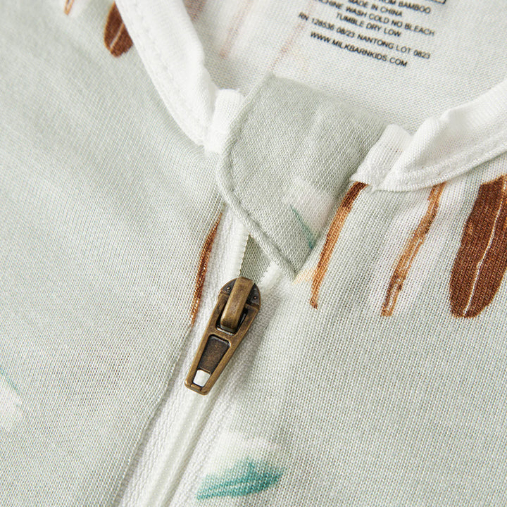 Bamboo Zipper Pajama - Vintage Surf