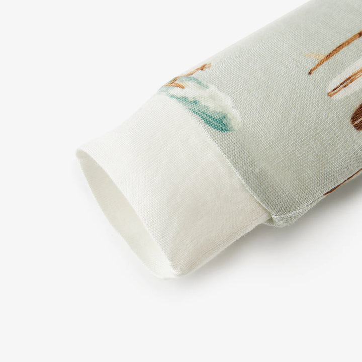 Bamboo Zipper Pajama - Vintage Surf