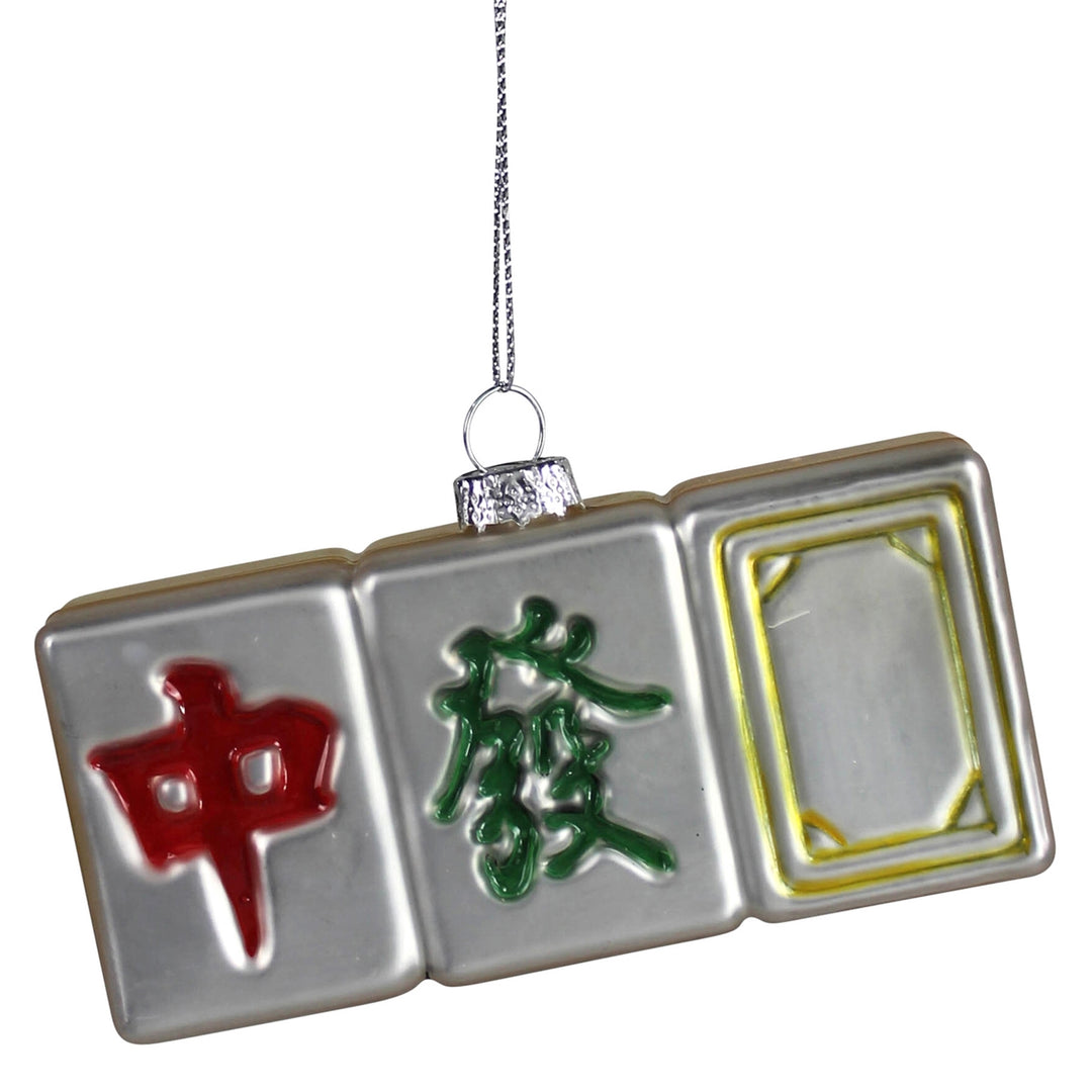 Glass Mahjong Ornament