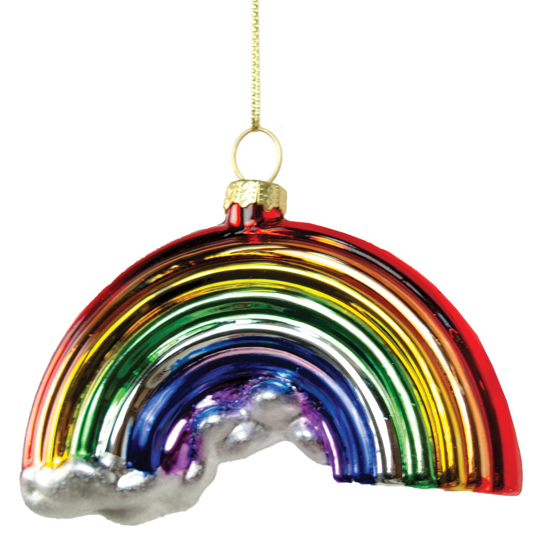 Glass Rainbow Ornament