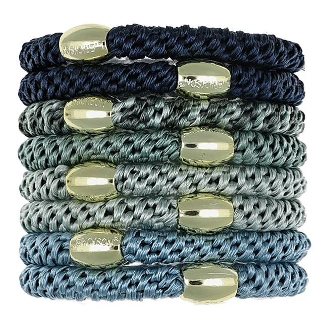 Grab &amp; Go Ponytail Holders Set/8 - River