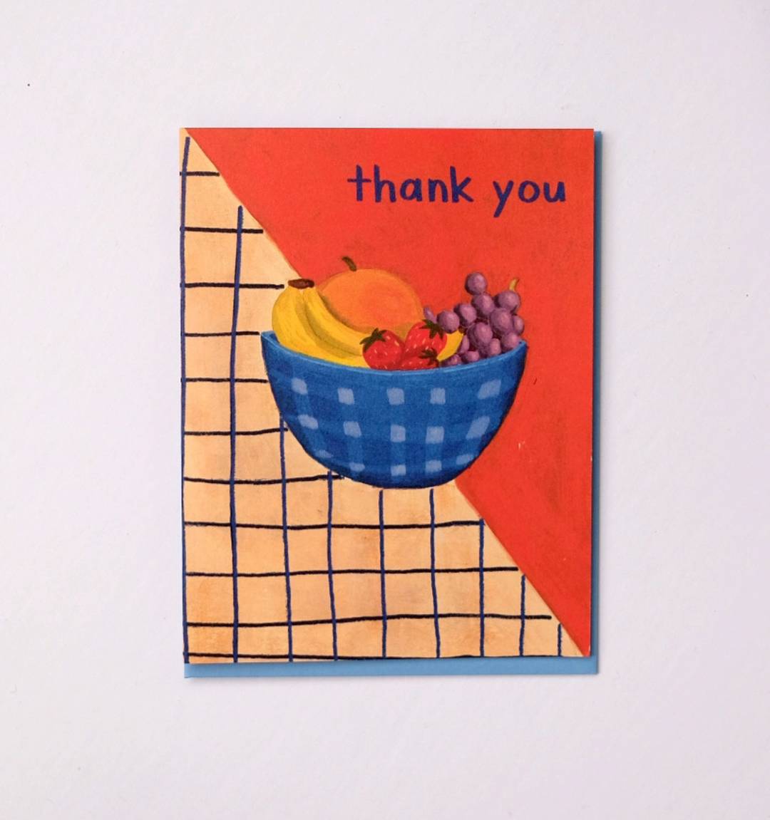 Fruit Bowl Thank You Card