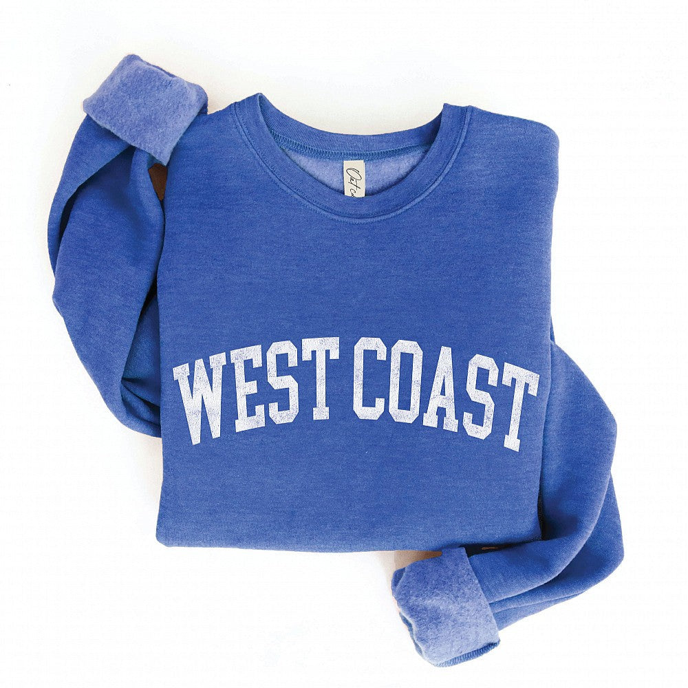 West Coast Sweatshirt - Heather Royal