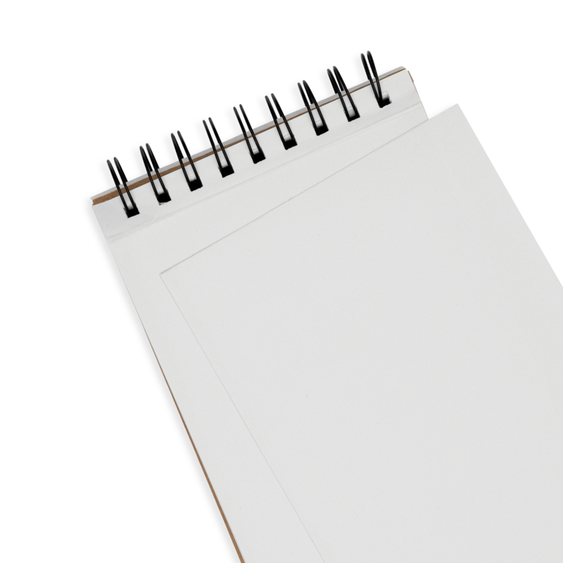 White Paper DIY Sketchbook