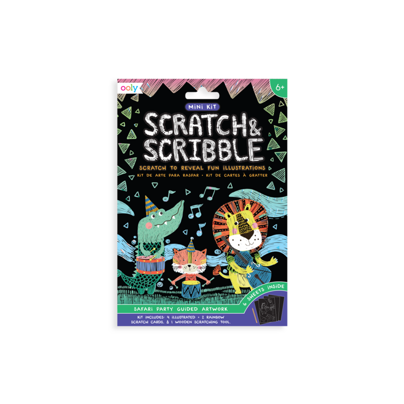 Mini Scratch &amp; Scribble - Safari Party