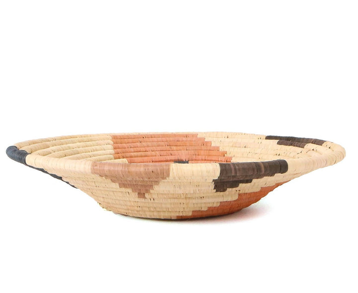 12" Large Peach Sukari Round Basket