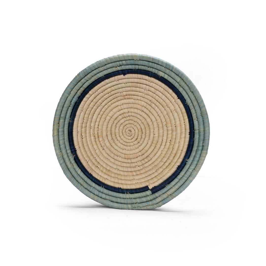 12" Large Arona &amp; Blue Night Ring Round Basket