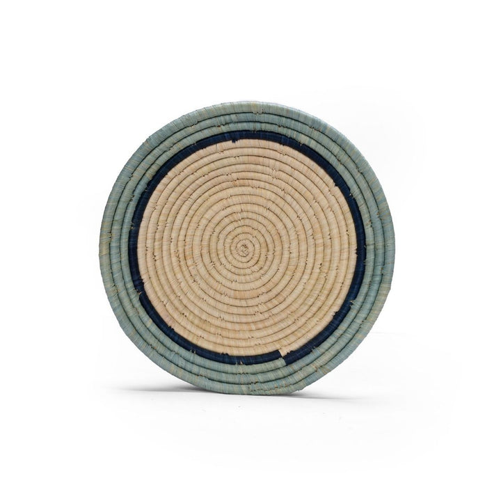 12" Large Arona &amp; Blue Night Ring Round Basket