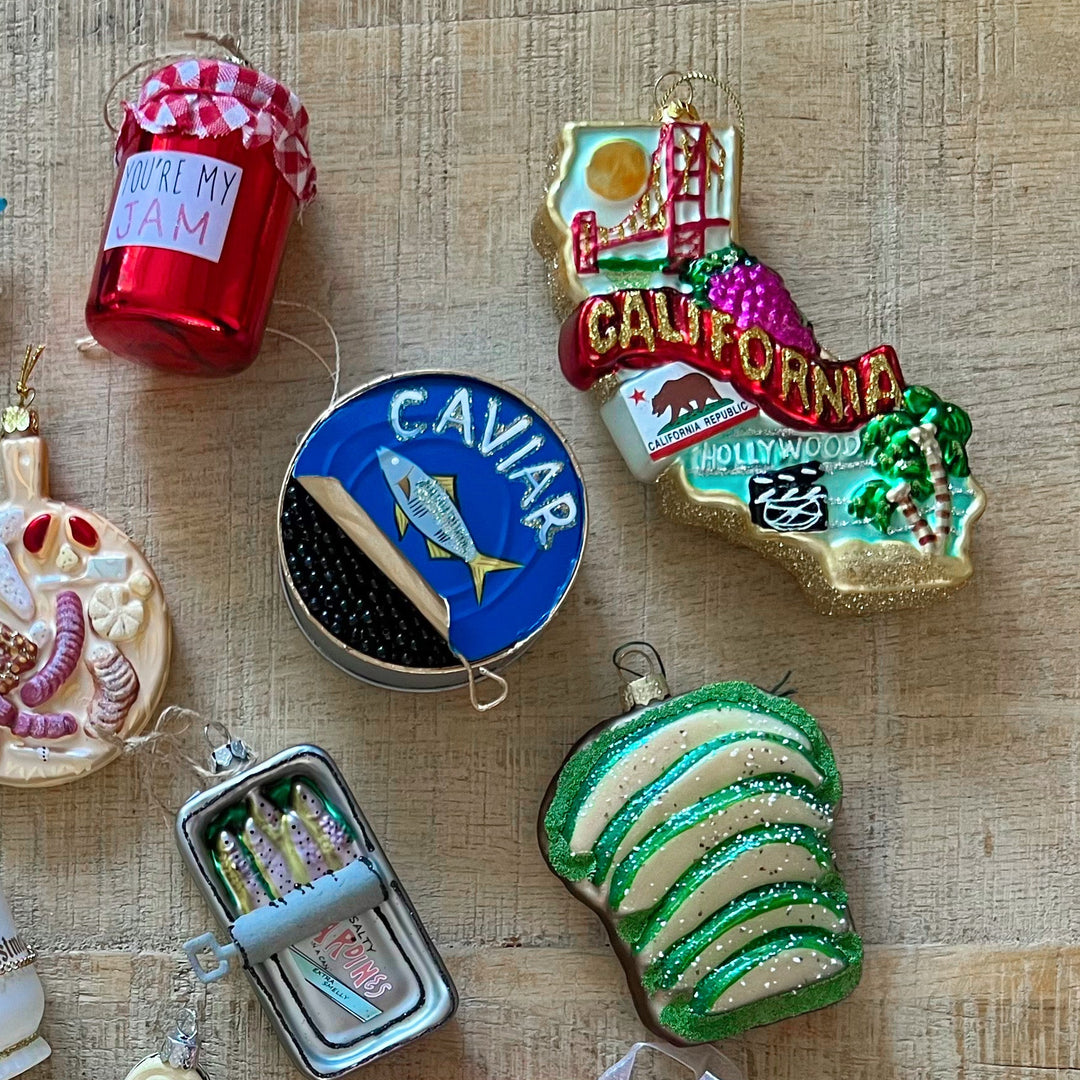 California Glass Ornament