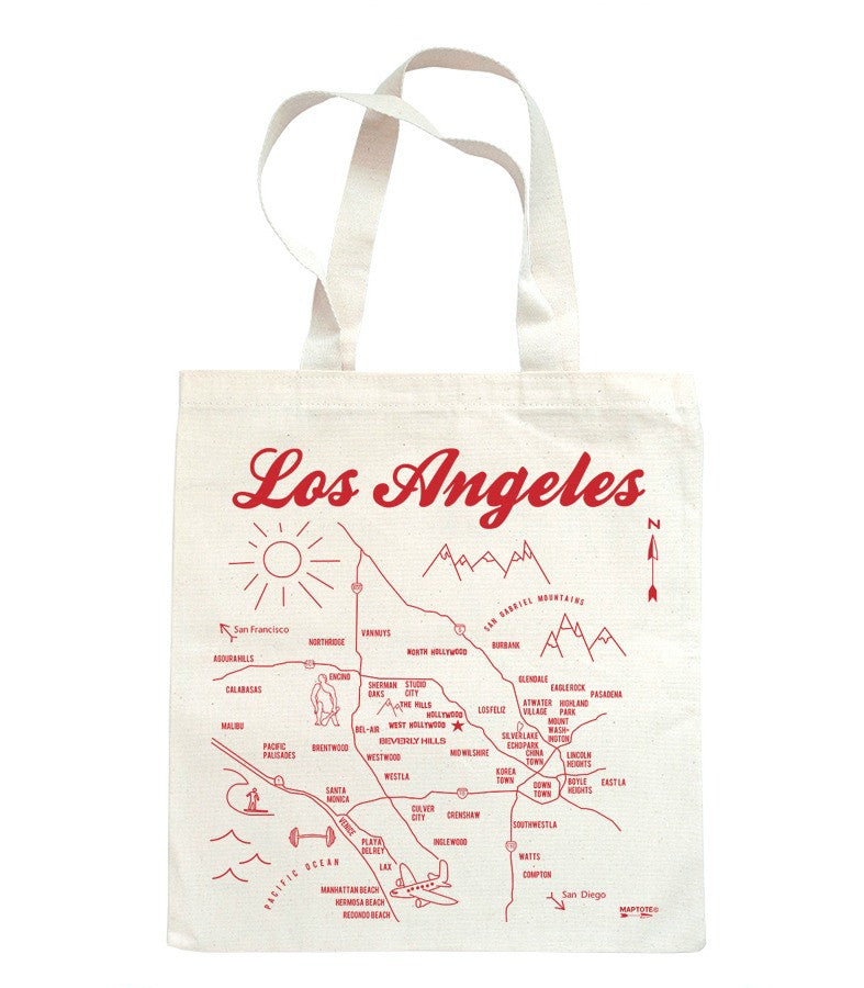 Los Angeles Tote - Red