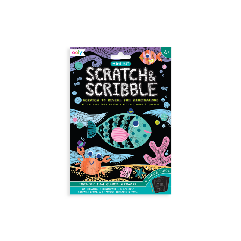 Mini Scratch &amp; Scribble - Friendly Fish