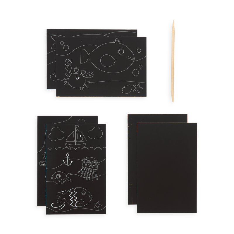 Mini Scratch &amp; Scribble - Friendly Fish