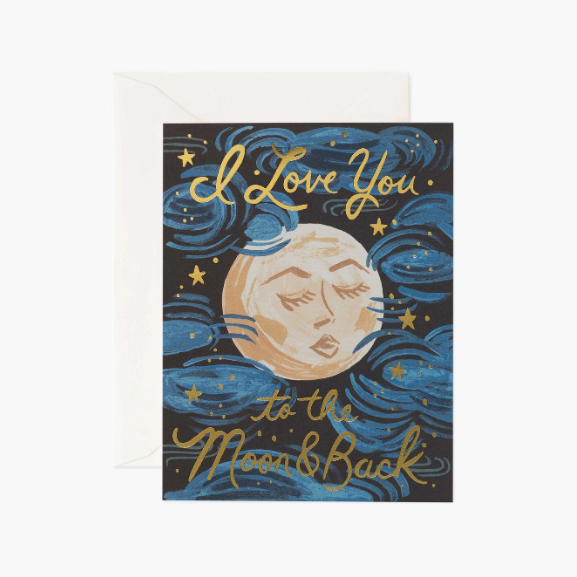 To The Moon And Back Card