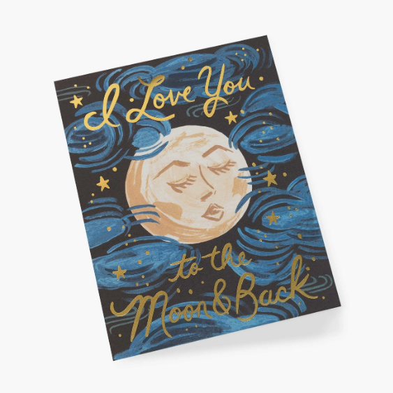 To The Moon And Back Card