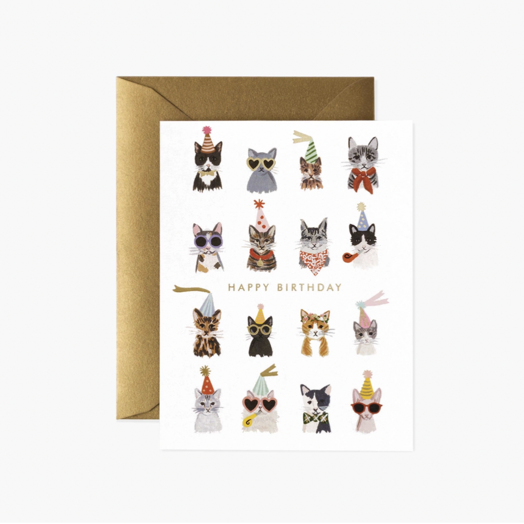 Cool Cats Birthday Card