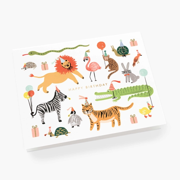Party Animals Birthday Card