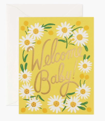 Daisy Baby Card