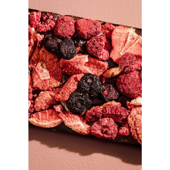 Compartes California Berries Dark Chocolate Strawberry Raspberry Blueberry
