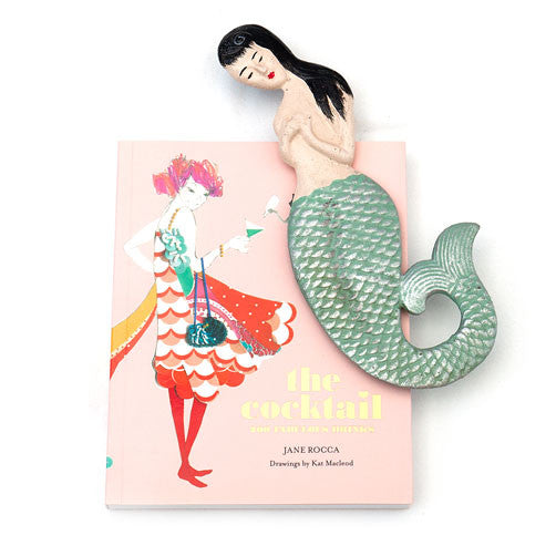 Cocktail Cookbook & Mermaid Bottle Opener