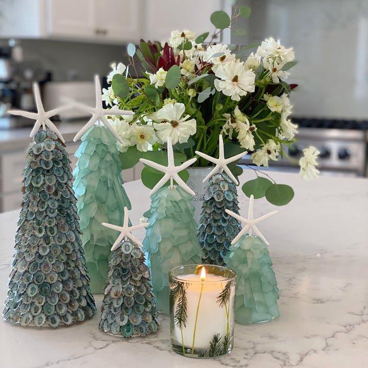 Green Sea Glass Tree