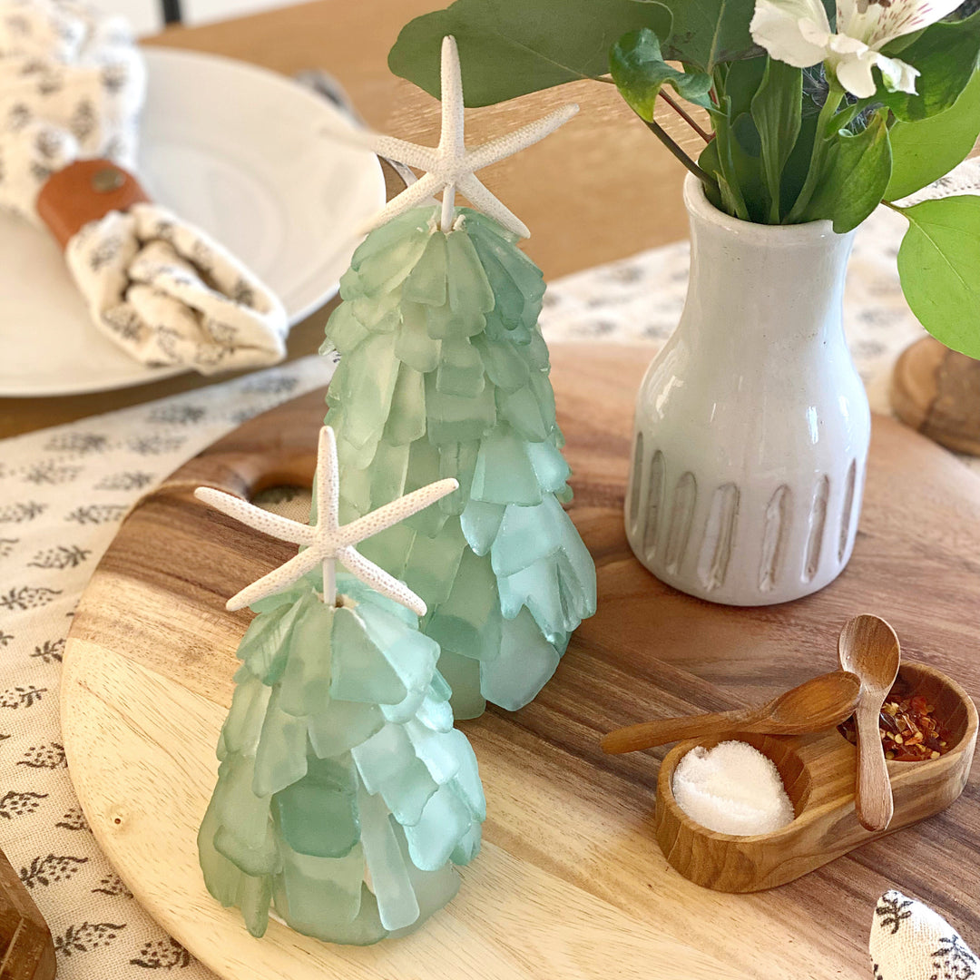 Green Sea Glass Tree