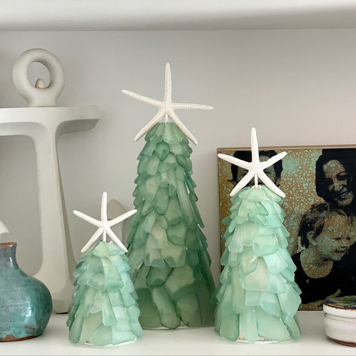 Green Sea Glass Tree
