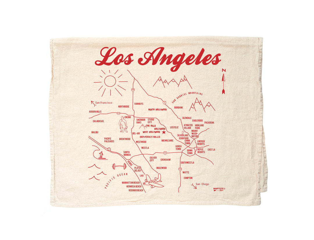 Los Angeles Tea Towel