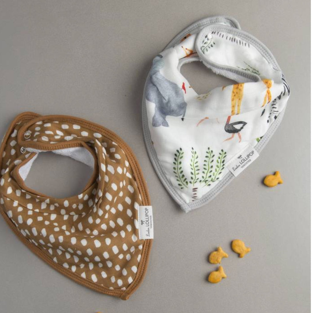 Safari Jungle Bib Set