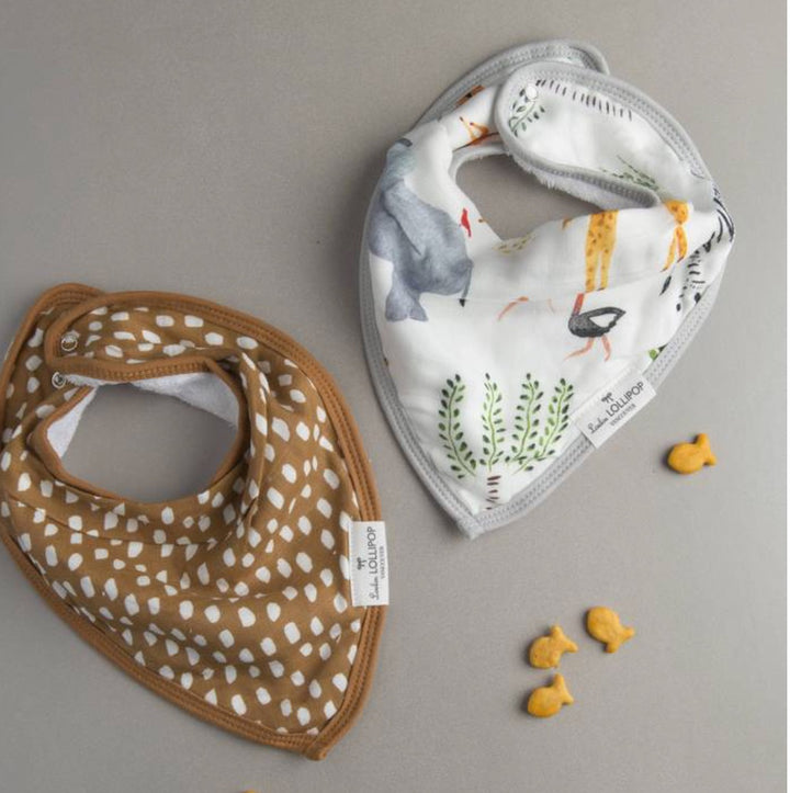 Safari Jungle Bib Set