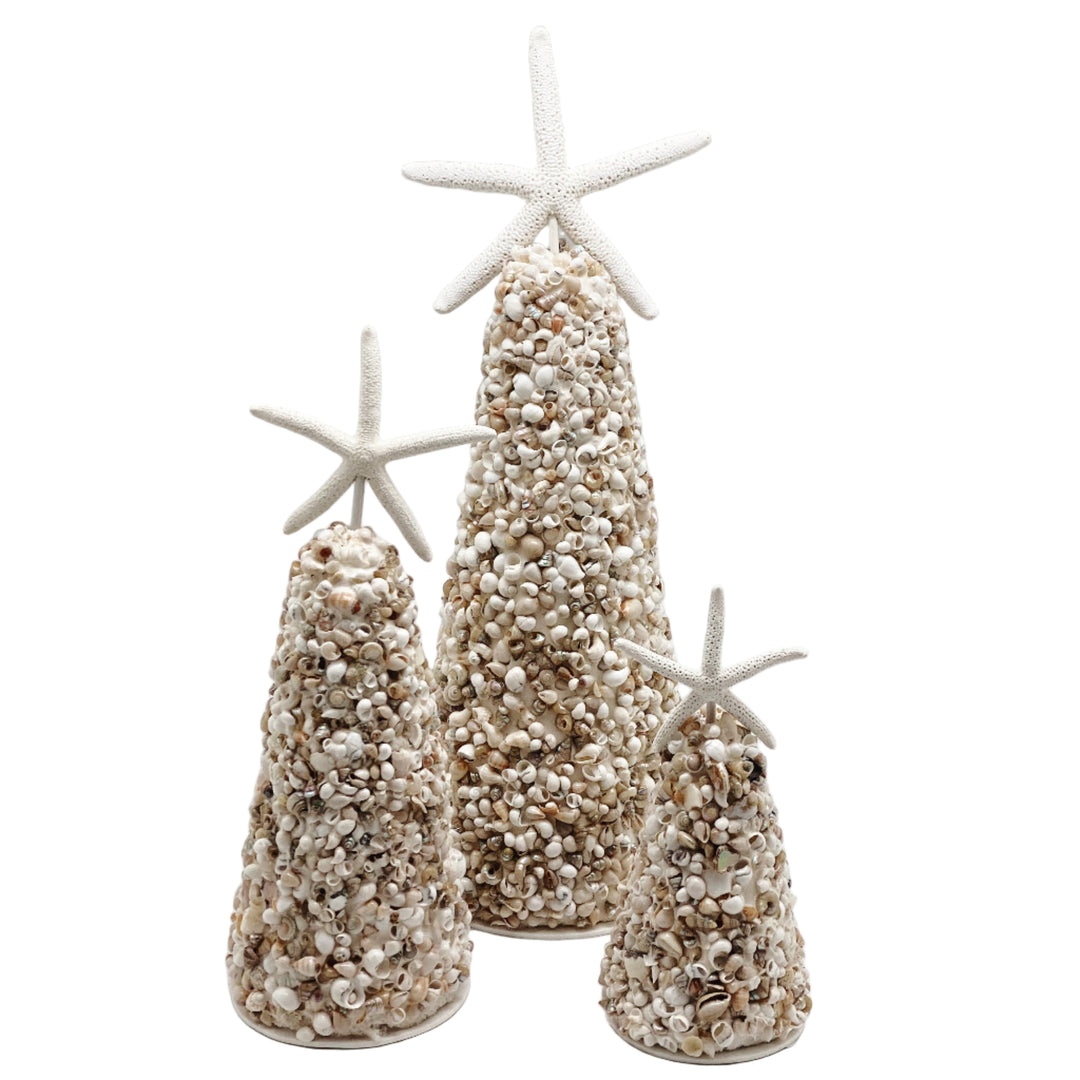 Tiny White Seashell Mix Tree