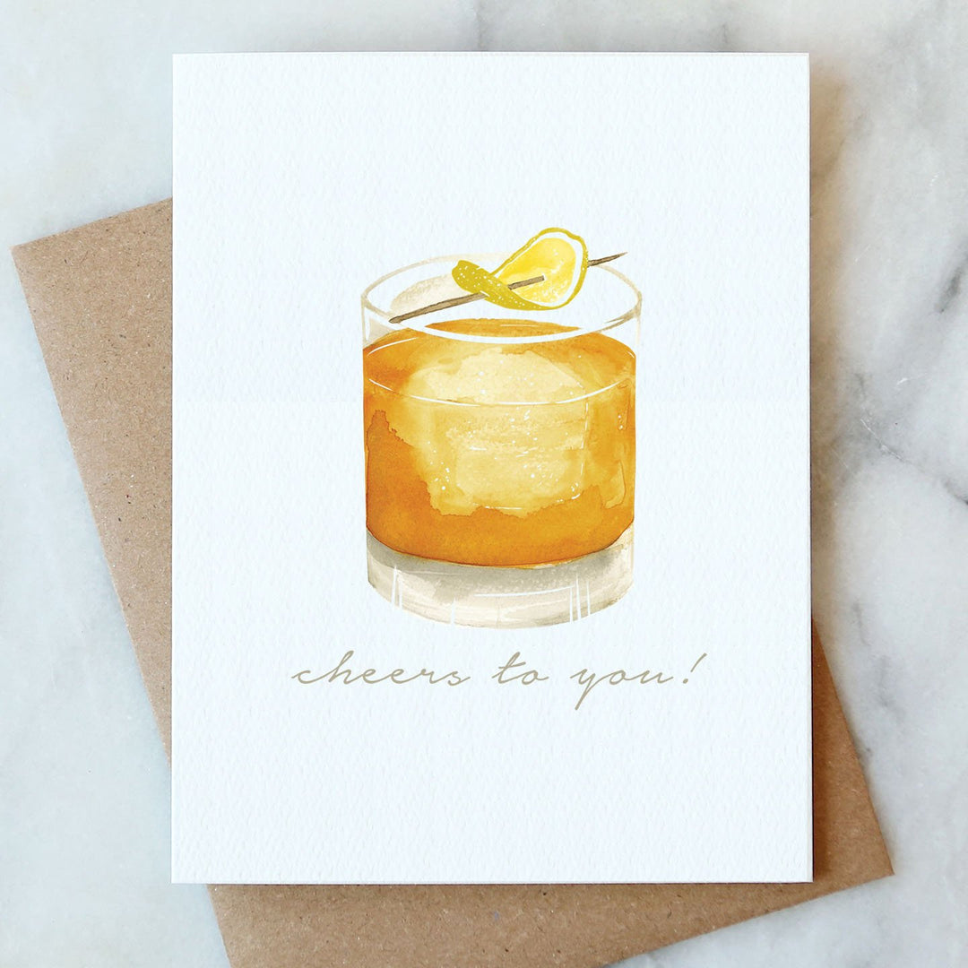Whiskey Cheers Card