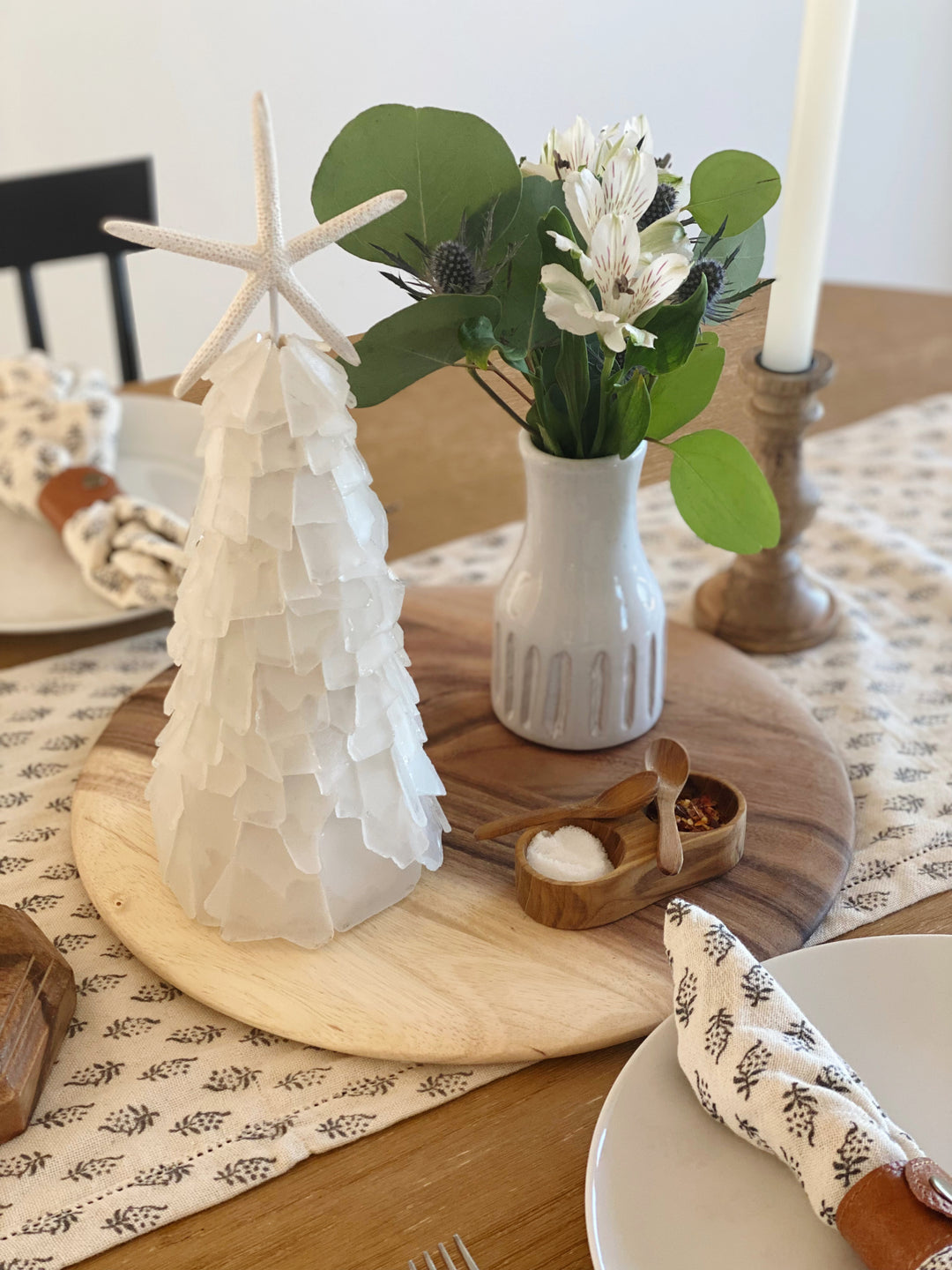 White Sea Glass Tree