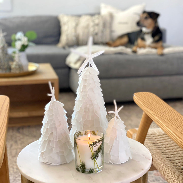 White Sea Glass Tree