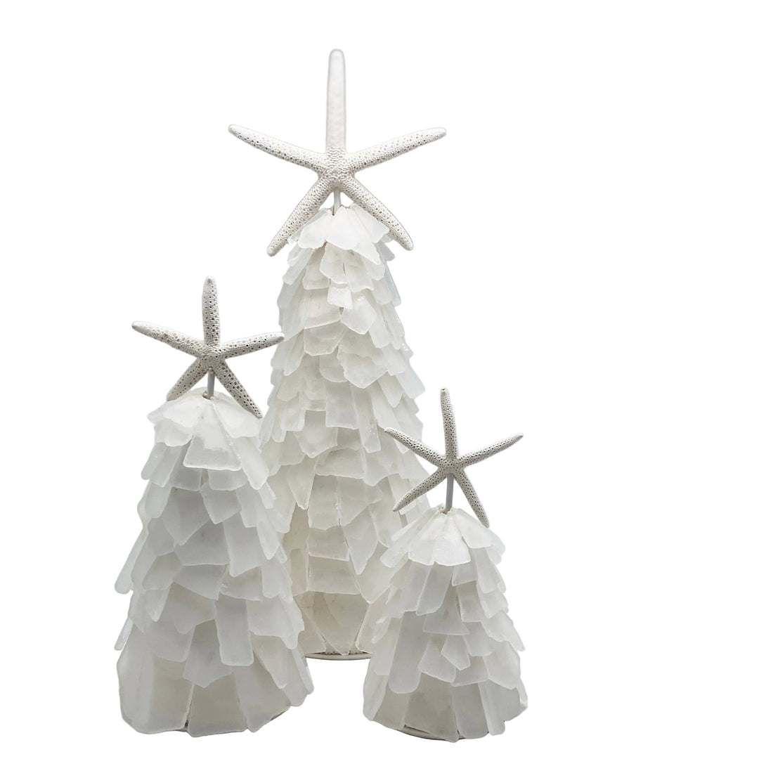 White Sea Glass Tree